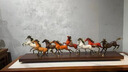 京城世家全銅八駿馬擺件工藝品公司辦公室玄關(guān)擺件高端喬遷開(kāi)業(yè)商務(wù)禮品 大漆盛世八駿奔騰(長(cháng)100厘米) 曬單實(shí)拍圖