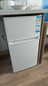 海爾（Haier）88升小冰箱冰箱雙開(kāi)門(mén)小戶(hù)型迷你家用租房宿舍辦公室節能省電BCD-88GHTMZ0WV家電國家補貼15% 曬單實(shí)拍圖