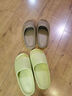 SMVP男女拖鞋夏天拖鞋家居鞋居家鞋eva拖鞋外穿涼拖鞋一字拖 綠色 【成人款】 38 【38/39碼】通用 曬單實(shí)拍圖
