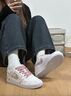 耐克（NIKE）【定制球鞋】AirForce1空軍一號禮袋立體刺繡花朵板鞋男女款粉紅 粉紅色 38.5 曬單實(shí)拍圖