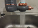 美的（Midea）凈水器水龍頭過(guò)濾器家用自來(lái)水濾水器直飲前置過(guò)濾器廚房衛生間通用除水垢除余氯雙出水可清洗濾芯 一機三芯【兩年免換濾芯】 曬單實(shí)拍圖