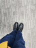 零度尚品男鞋秋季新款潮流黑色商務(wù)休閑皮鞋男軟底一腳蹬運動(dòng)休閑鞋 黑色 標準皮鞋碼 41 (255mm) 曬單實(shí)拍圖