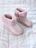 戴維貝拉（DAVE＆BELLA）兒童雪地靴冬季新款女童加絨靴子女寶寶棉鞋小童棉靴童鞋 粉色漸變色【現貨】 25 曬單實(shí)拍圖