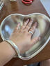 304不銹鋼愛(ài)心盤(pán)子心形水果盤(pán)甜品碟蛋糕點(diǎn)心托盤(pán)家用餐具 304不銹鋼愛(ài)心盤(pán)【900ml】 兩個(gè) 曬單實(shí)拍圖