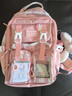 愛(ài)迪生發(fā)明家書(shū)包小學(xué)生貝兒女生1-3年級大容量?jì)和p肩背包 2260-1s 粉色小號 曬單實(shí)拍圖