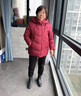 唐致中老年羽絨服女短款新中式國風(fēng)加厚媽媽冬裝老人奶奶太太冬季外套 棗紅 3XL 【建議121-135斤】 曬單實(shí)拍圖