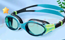 速比濤（Speedo）兒童泳鏡男女童青少年高清防水防霧云感2.0大框游泳鏡訓練裝備 音速藍/藏青色（云感2.0） 曬單實(shí)拍圖