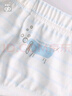 gb男孩內褲夏 母嬰A類(lèi) 5A抗菌純棉三角內褲 青少年內褲 淺藍3條裝 曬單實(shí)拍圖