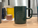 星巴克（Starbucks）墨水咖啡杯灰綠色馬克杯473ml辦公室咖啡水杯男女生生日禮物 曬單實(shí)拍圖