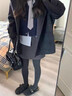 貓人【提臀顯瘦】女士打底褲女加厚保暖高腰連褲襪配裙子外穿秋冬灰色 曬單實(shí)拍圖