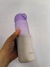 樂(lè )扣樂(lè )扣（LOCK&LOCK）漸染保溫杯316L不銹鋼情侶茶水杯學(xué)生保溫保冷水杯 紫色 480ml 曬單實(shí)拍圖