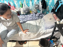 苡茉折疊床單人床午休床簡(jiǎn)易便攜租房午睡鐵床辦公室硬板行軍床灰80 曬單實(shí)拍圖