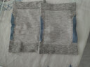 日本四季款桑蠶絲護膝保暖防寒彈力無(wú)痕透氣親膚男女同款 淺灰藍 22cm 2只裝 XL 曬單實(shí)拍圖