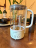 北鼎（Buydeem）【無(wú)膠水】養生壺電水壺迷你養生杯辦公室保溫電熱水壺煮茶器K32淺杉綠（不含萃取籃）教師節禮物 曬單實(shí)拍圖