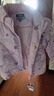 波司登（BOSIDENG）冬季羽絨服兒童短款連帽加厚新國標90絨商場(chǎng)同款外套 愛(ài)心格紋9AC1 140 /64 曬單實(shí)拍圖