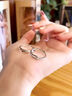 DR情侶戒指PT950鉑金可調節一對素圈簡(jiǎn)約求婚結婚對戒生日禮送男女 魯伯特之淚對戒【默認活口，閉口 曬單實(shí)拍圖