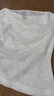 香影白色正肩t恤女短袖2025夏裝新款休閑修身顯瘦抽褶不規(guī)則上衣 白色 M 160/84A/95-110斤 曬單實(shí)拍圖