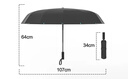 小魔全自動(dòng)晴雨傘大號加固加厚抗風(fēng)折疊傘遮陽(yáng)傘太陽(yáng)傘120骨可定制 曬單實(shí)拍圖