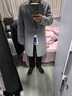 HLA海瀾之家大衣男25西裝領(lǐng)鵝絨內膽保暖外套男冬季 曬單實(shí)拍圖