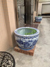 景德鎮陶瓷魚(yú)缸青花瓷睡蓮荷花缸錦鯉庭院1.2米水缸門(mén)海大缸 源遠流長(cháng) 直徑80cm高60cm 曬單實(shí)拍圖
