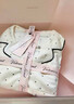 維多利亞的秘密（Victoria's Secret）田曦薇同款 宅度假水光綢家居服絲滑親膚長(cháng)袖長(cháng)褲睡衣套裝 曬單實(shí)拍圖