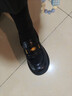 天美意樂(lè )福鞋商場(chǎng)同款時(shí)尚復古日常單鞋女皮鞋2025秋新款 黑色 36 曬單實(shí)拍圖