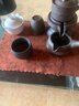 紫陶手工雕刻茶杯紫砂功夫茶具陶瓷品茗杯大號主人杯家用高檔茶壺 10款刀刻杯6x6cm（120毫升） 曬單實拍圖