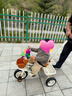Babyjoey英國兒童三輪車(chē)腳踏車(chē)1-5歲簡(jiǎn)易自行車(chē)多功能手推車(chē)小蜜蜂 復古咖 曬單實(shí)拍圖