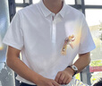 柒牌【10A抗菌2A防螨/新疆棉】男裝2026夏季涼感透氣短袖POLO衫 曬單實(shí)拍圖
