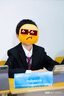 羅蒙兒童襯衫黑褲子男童演出服套裝春夏長(cháng)袖白襯衣西褲兩件套 白色160 曬單實(shí)拍圖
