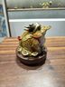 福格達（FUGEDA）銅金蟾擺件三足蟾蜍金蟬工藝品客廳辦公室擺設茶室公司開(kāi)業(yè)賀禮 納財金蟾-小號【高檔禮盒】 曬單實(shí)拍圖