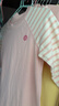 Q21【中暖】小暖皮兒童保暖內衣套裝男女童秋衣秋褲校服神器 條紋黃 120 曬單實(shí)拍圖