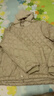 夾棉輕薄小棉襖女士短款棉服秋冬新款時(shí)尚連帽小個(gè)子休閑棉衣外套 卡其色 L 85-105斤 曬單實(shí)拍圖