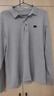 恒源祥長(cháng)袖T恤男士純色翻領(lǐng)含桑蠶絲體恤百搭上衣HJ151 中灰 180/96A  曬單實(shí)拍圖