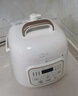 美的（Midea）迷你電壓力鍋1.8L宿舍1-3人電飯煲高壓鍋 304不銹鋼內(nèi)膽 全自動智能預約開蓋煲湯燉煮粥MY-E2925G 曬單實拍圖