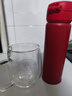 Glasslock 水杯雙層玻璃咖啡杯高硼硅耐高溫加厚防燙透明茶杯帶把手家用 450ml 曬單實(shí)拍圖