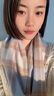 目丸圍巾女冬季生日禮物純羊毛加厚保暖送女生媽媽禮物圍脖披肩禮盒裝 曬單實(shí)拍圖