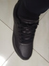 斯凱奇（Skechers）男款商務(wù)休閑鞋黑色皮鞋辦公通勤鞋 全黑色/BBK 41 曬單實(shí)拍圖