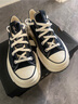 匡威（Converse）Run Star Legacy CX男女低幫夾心厚底鞋A11489C 黑色 36  曬單實(shí)拍圖