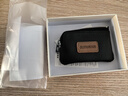 歐凡卡蒂超薄男士小零錢(qián)包真皮短款女錢(qián)包硬幣包卡包汽車(chē)鑰匙包鎖匙包卡夾 黑色 曬單實(shí)拍圖