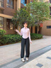 徽格兒秋季專(zhuān)業(yè)跑步運動(dòng)套裝女拉鏈開(kāi)衫健身衣外套長(cháng)袖速干瑜伽訓練服柔紫兩件套（黑褲）M 曬單實(shí)拍圖