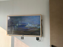 視基壁紙電視【包安裝】畫框電視4K超薄無縫貼墻壁畫4+64G啞光屏顯藝術(shù)壁紙無廣告電視機喬遷裝修推薦 50英寸 原木色畫框電視 曬單實拍圖
