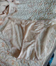 莫代爾蕾絲內(nèi)褲女性感純欲無(wú)痕抗菌四季款緞面內(nèi)褲薄款三角內(nèi)褲3條裝 L 曬單實(shí)拍圖
