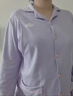 浪莎月子服女100%純棉春秋孕期產(chǎn)后孕婦哺乳睡衣全棉吸汗喂奶家居服77418L 【100斤-120斤】 曬單實(shí)拍圖