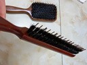 葆氏豬鬃毛梳子女窄齒梳尖尾木梳蓬松造型盤(pán)發(fā)神器內扣打毛美發(fā)梳 曬單實(shí)拍圖