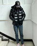 高梵黑金鵝絨服先鋒4.0五格2024年新款男士短款冬季時(shí)尚羽絨服 黑色XL 曬單實(shí)拍圖