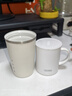 膳魔師（THERMOS）保溫杯340ml男女士?jì)和R克咖啡杯學(xué)生生日禮物JDG-351白色 曬單實(shí)拍圖