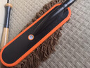 悅卡（YUECAR）汽車(chē)撣子棉線(xiàn)蠟拖車(chē)用除塵撣伸縮洗車(chē)拖把擦車(chē)刷掃灰蠟拖用品工具 【1】咖色-蠟拖 曬單實(shí)拍圖