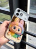麥?zhǔn)嫣剡m用蘋果17promax手機(jī)殼新款iphone17彩色拉布布17pro感air全包防摔硅膠磨砂的小眾可愛女款 【電鍍銀-破墻彩色拉布布】彩銀IMD-不沾指紋 iphone 17 Pro Max 曬單實(shí)拍圖
