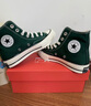 匡威（Converse）官方 1970S巴恩風(fēng)穿搭運(yùn)動帆布鞋叢林綠綠色168508C 綠/168508C 41.5 曬單實拍圖
